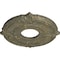 Ekena Millwork Attica Ceiling Medallion (Fits Canopies up to 3 1/2"), 12 3/4"OD x 4"ID x 1/2"P, Witch Hazel Crackle CM12ATWHC - alternate 2